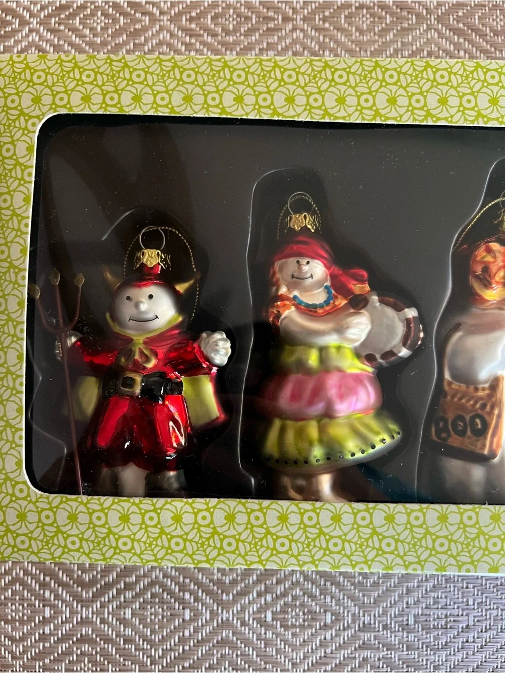 Vintage Halloween Ornaments Target Set Of 6 Ghost Witch Frankenstein Pirate